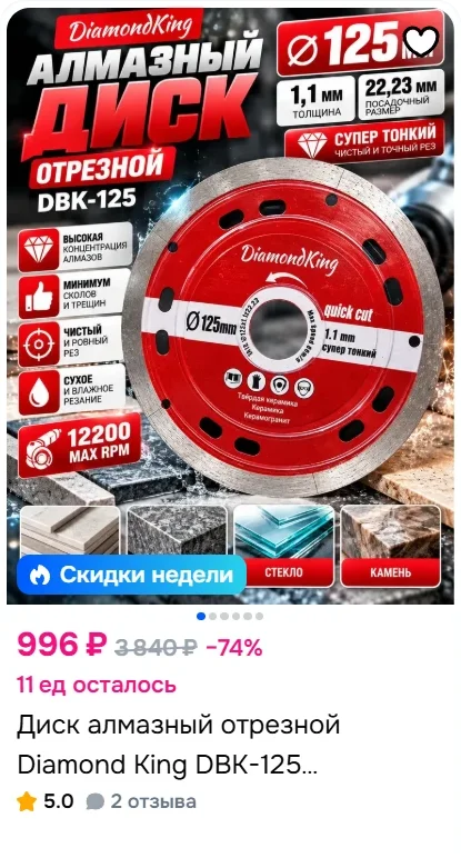 Карточки «Инструмент Юг» на Ozon, фото 13
